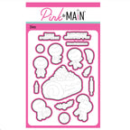Pink and Main Sweet Tidings Clear Stamp and Die Set product image 2