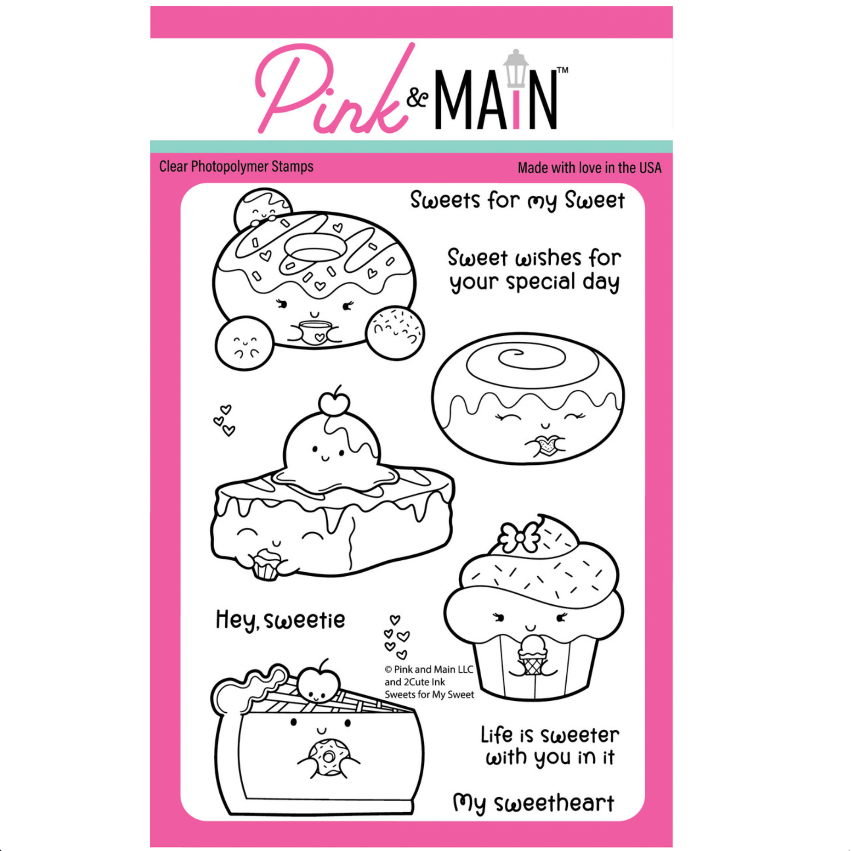 Pink and Main Sweets For My Sweet Clear Stamps pm0839