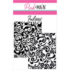 Pink and Main Swirly Foilable Panels pmf320