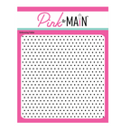 Pink and Main Swiss Dot 6x6 Embossing Folder pmt102