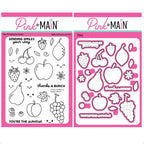Pink and Main Thanks a Bunch Clear Stamp and Die Set