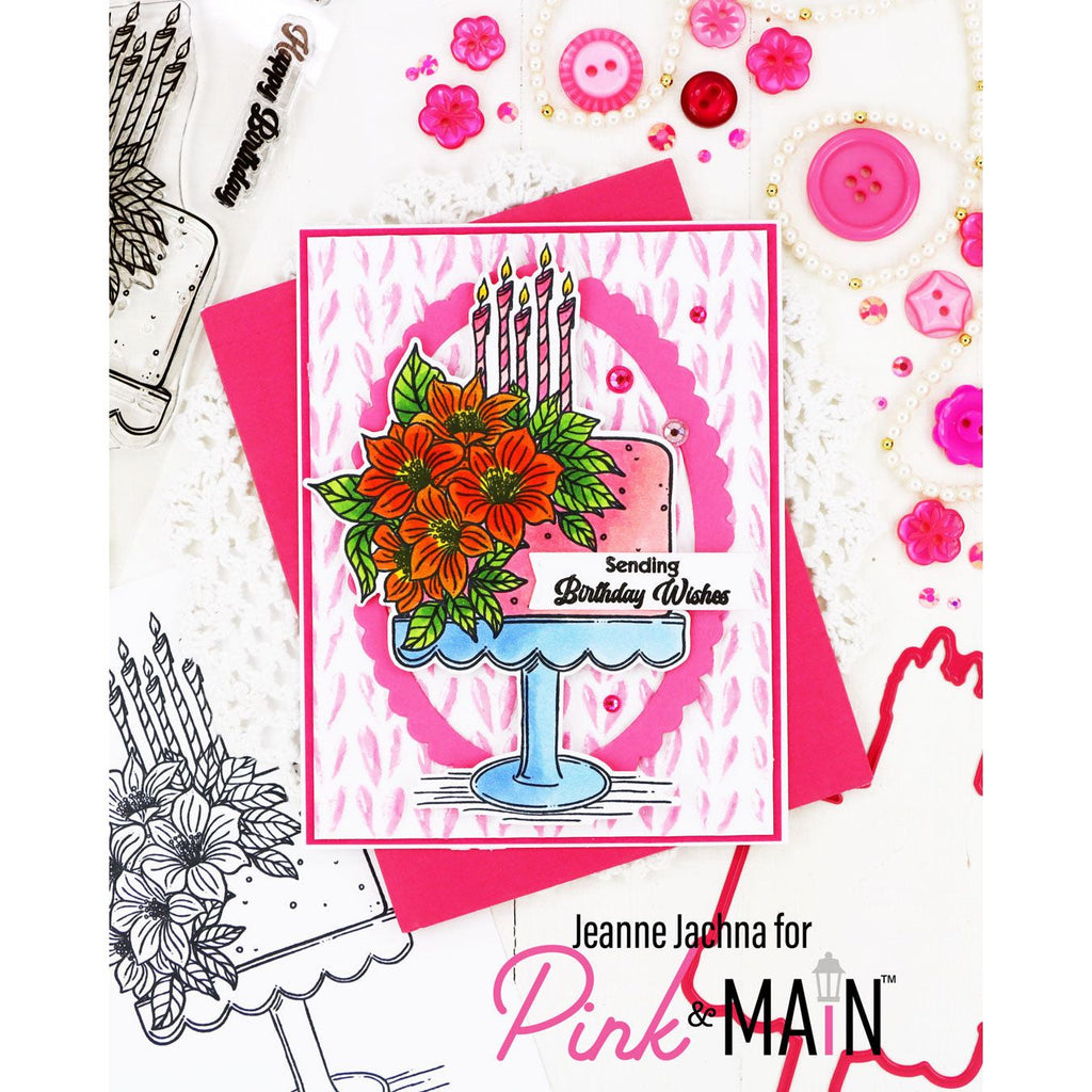 Pink and Main The Gift Of You Clear Stamp and Die Set pink