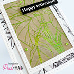 Pink and Main The Greens Sticky Gems Embellishments pme177 happy retirement