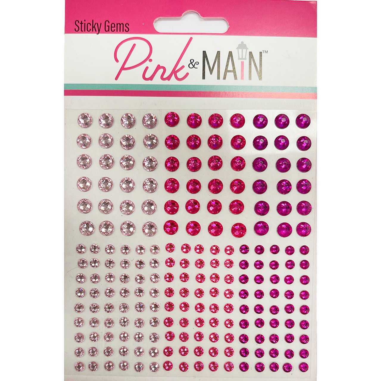 Pink and Main The Pinks Sticky Gems Embellishments pme175