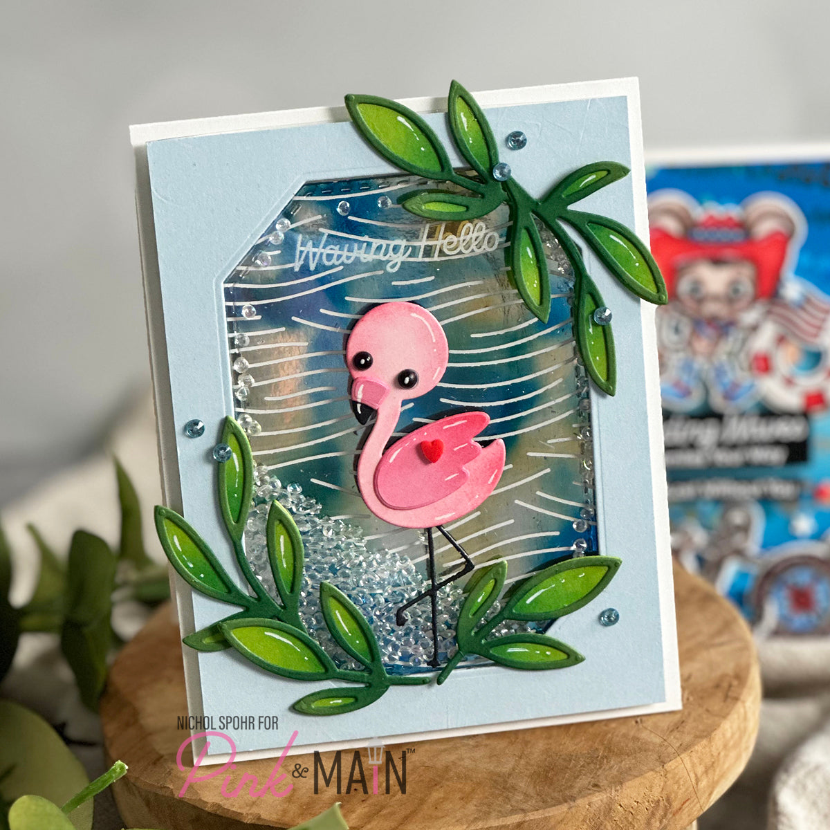 Pink and Main The Three Flamingos Dies pnm766 shaker | color-code:ALT01