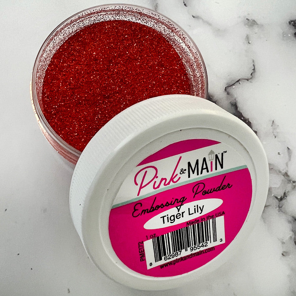 Pink and Main Tiger Lily Embossing Powder pme172*