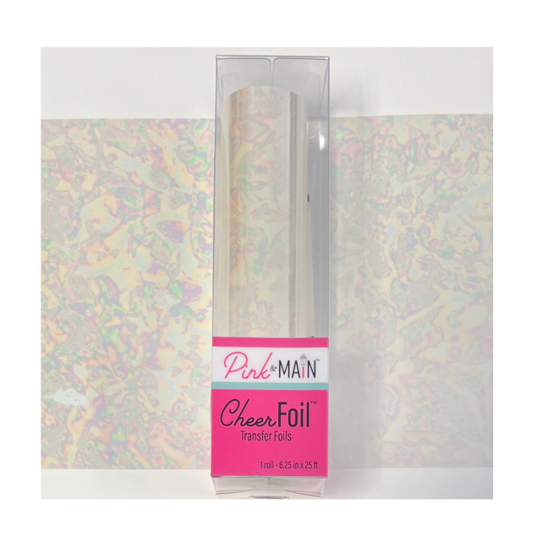 Pink and Main Translucent Opal CheerFoil pmf335