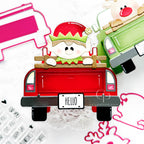 Pink and Main Truck Pop Up Card Dies pnm793 hello | color-code:ALT01