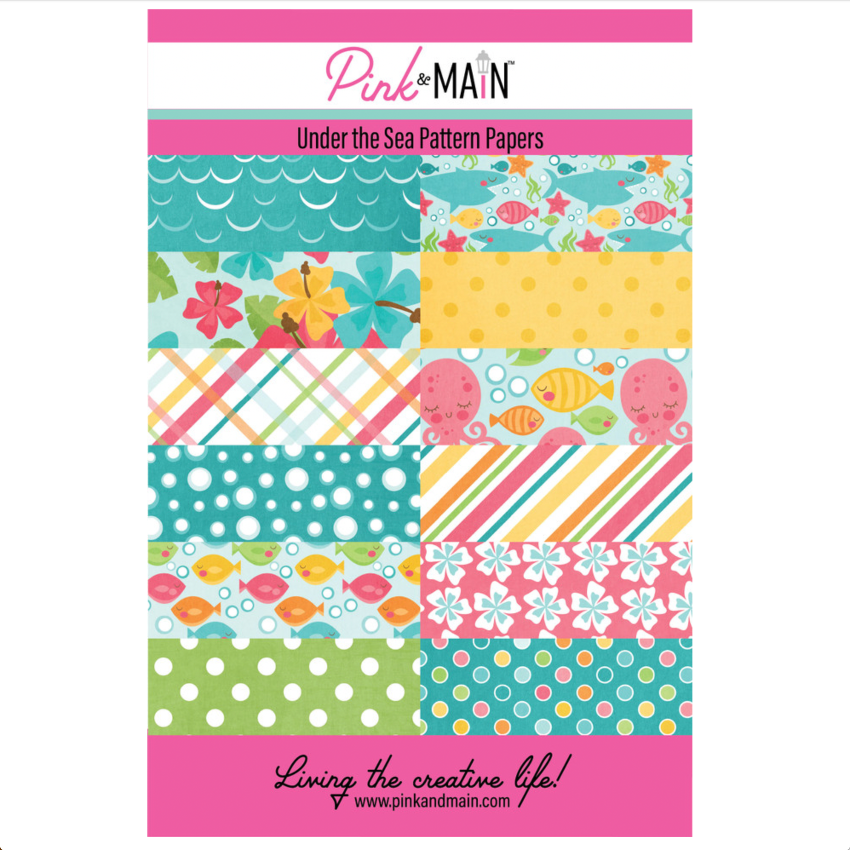 Pink and Main Under the Sea 8.5 x 5.5 Paper Pack pmp200