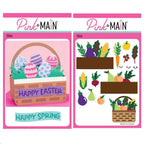 Pink and Main Veggie Basket Add-On and Easter Basket Pop Up Card Die Set