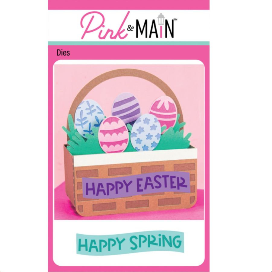 Pink and Main Veggie Basket Add-On and Easter Basket Pop Up Card Die Set product image 1