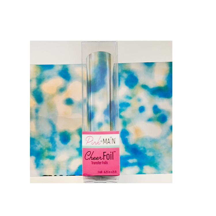 Pink and Main Watercolor Blue Cheerfoil Roll pmf314