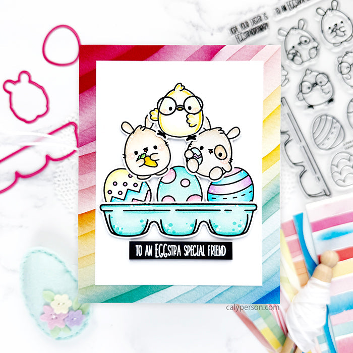Pink and Main Watercolor Spring 8.5 x 5.5 inch Paper Pack pmp159 easter eggs | color-code:ALT01