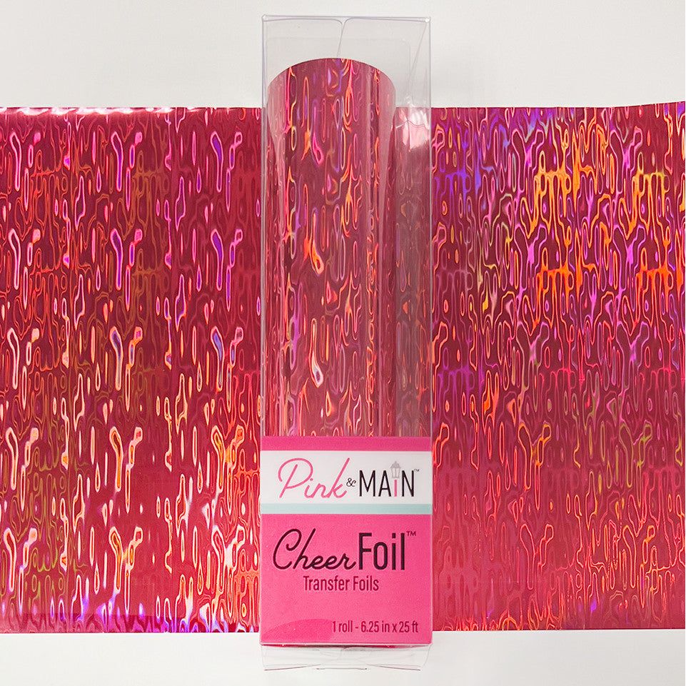 Pink and Main Waterfall Pink Cheerfoil Roll pmf259
