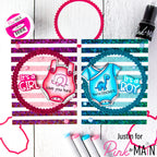 Pink and Main Welcome Baby Clear Stamps PM0608 pink