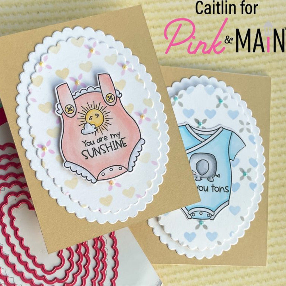 Pink and Main Welcome Baby Clear Stamps PM0608 sunshine