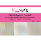 Pink and Main White Holographic 6x6 Paper Pad pmp142