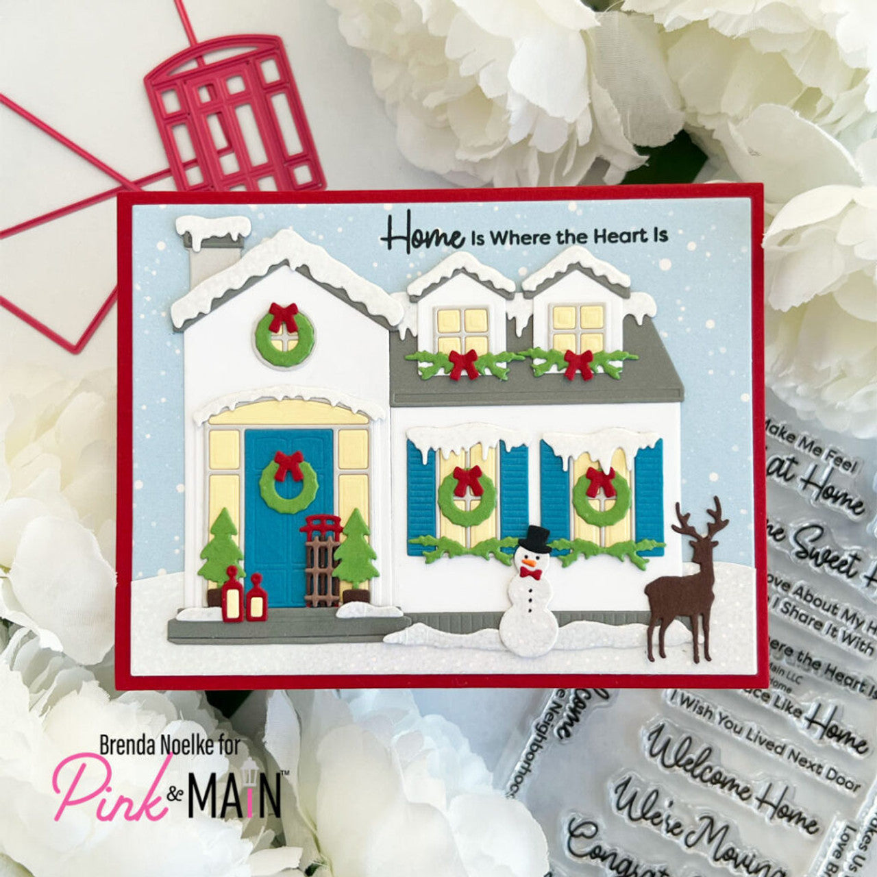 Pink and Main White Holographic 6x6 Paper Pad pmp142 home