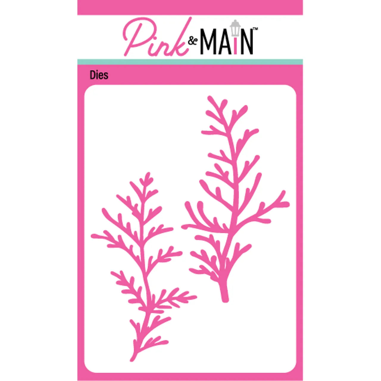 Pink and Main Winter Fern Dies pnm682