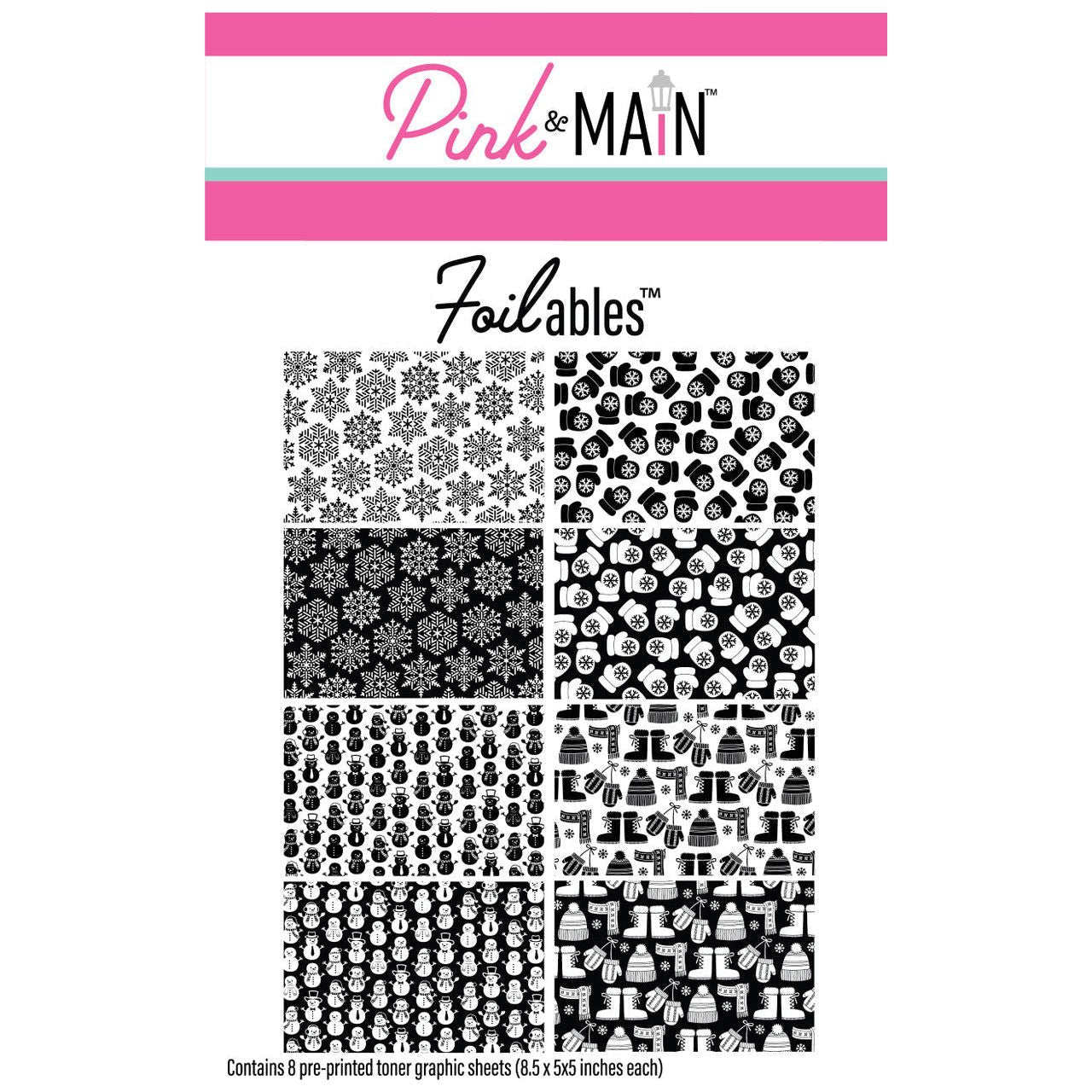 Pink and Main Winter Fun Foilables Sheets pmf276