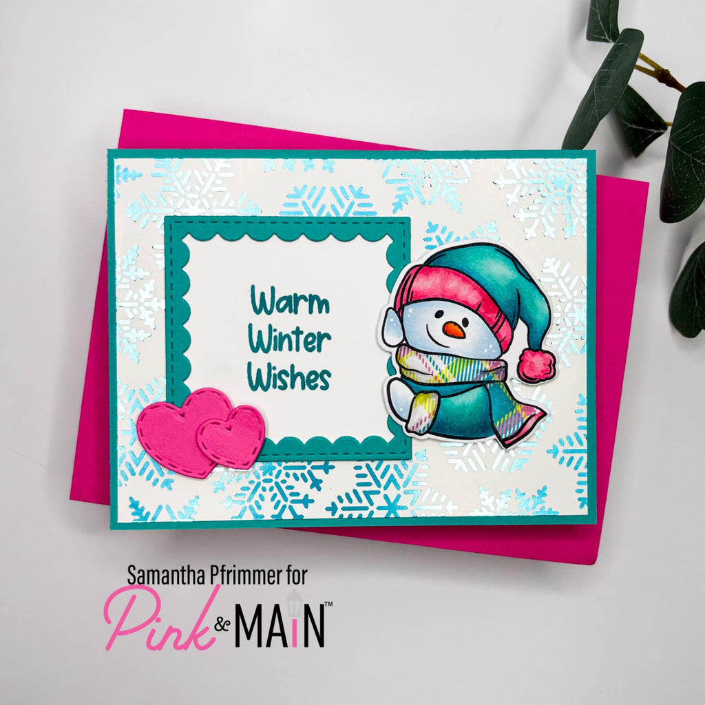 Pink and Main Winter Fun Foilables Sheets pmf276 winter wishes