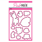 Pink and Main Winter Pals Clear Stamp and Die Set image 2