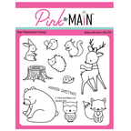 Pink and Main Winter Pals Clear Stamps pm0799
