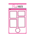 Pink and Main Winter Postage Clear Stamp and Postage Stamp Die Set image 2