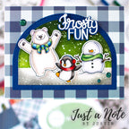 Pink and Main Winter Spotlight Sayings Foilables Panels pmf372 frosty fun
