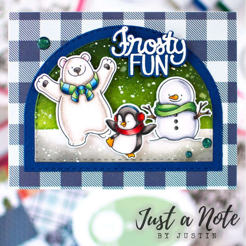 Pink and Main Winter Spotlight Sayings Foilables Panels pmf372 frosty fun