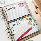 Pink and Main Year Round Fun Clear Stamps pm0835 rainbow