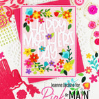 Pink and Main Yellows Sticky Gems pme179 happy mother's day