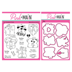 Pink and Main You Are My Favorite Clear Stamp and Die Set