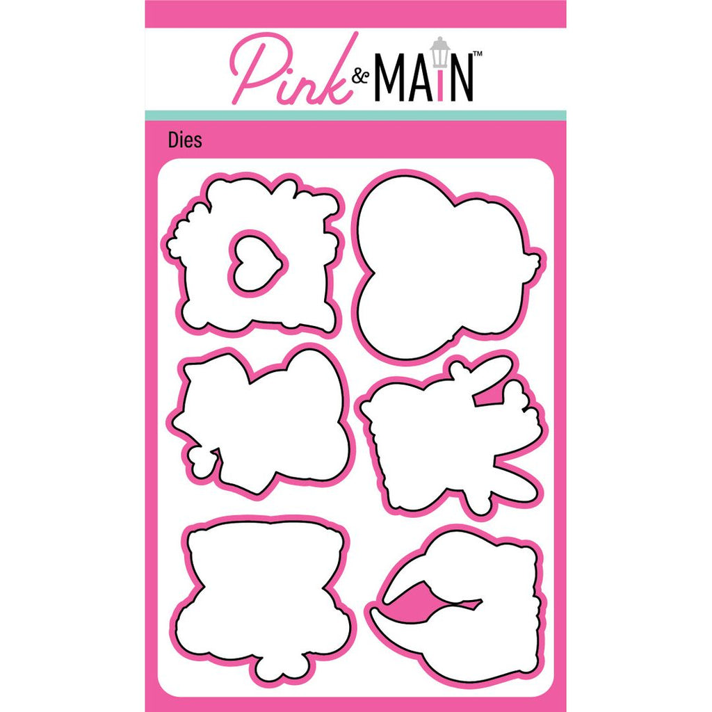 Pink and Main You Are My Favorite Clear Stamp and Die Set image 2