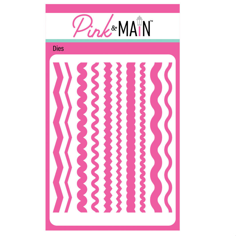 Pink and Main Zig Zag Layering Borders Dies pnm812
