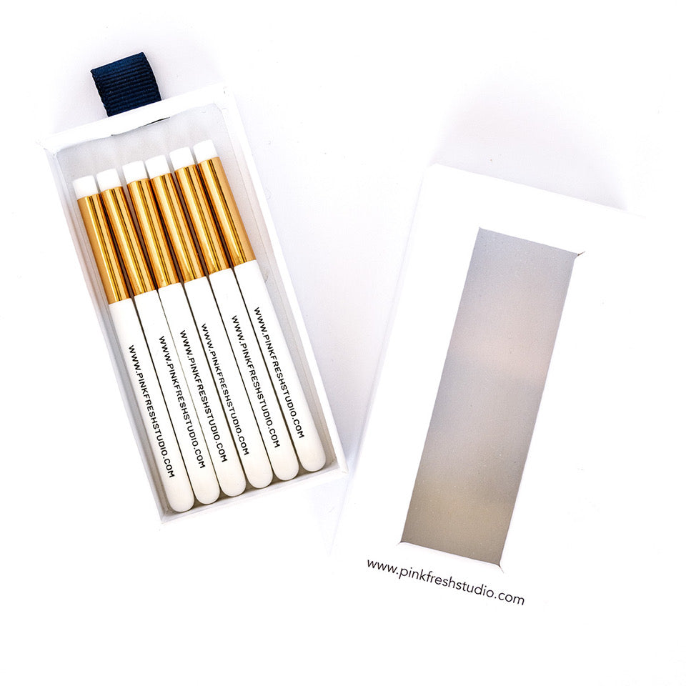 Pinkfresh Studio 1/4 inch Blending Brush Set pf107es in open box