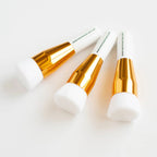 Pinkfresh Studio 1 Inch Blending Brushes Bundle Of 9 Out of Pack Close Up of 3 Brushes