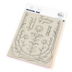 Pinkfresh Studio Art Deco Floral Arch Cling Stamps 255624