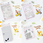 Pinkfresh Studio Autumn Sips Clear Stamps Dies Stencils And Press Plates Bundle