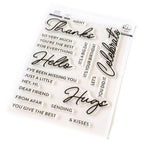 Pinkfresh Studio Basic Sentiments Clear Stamps 264124