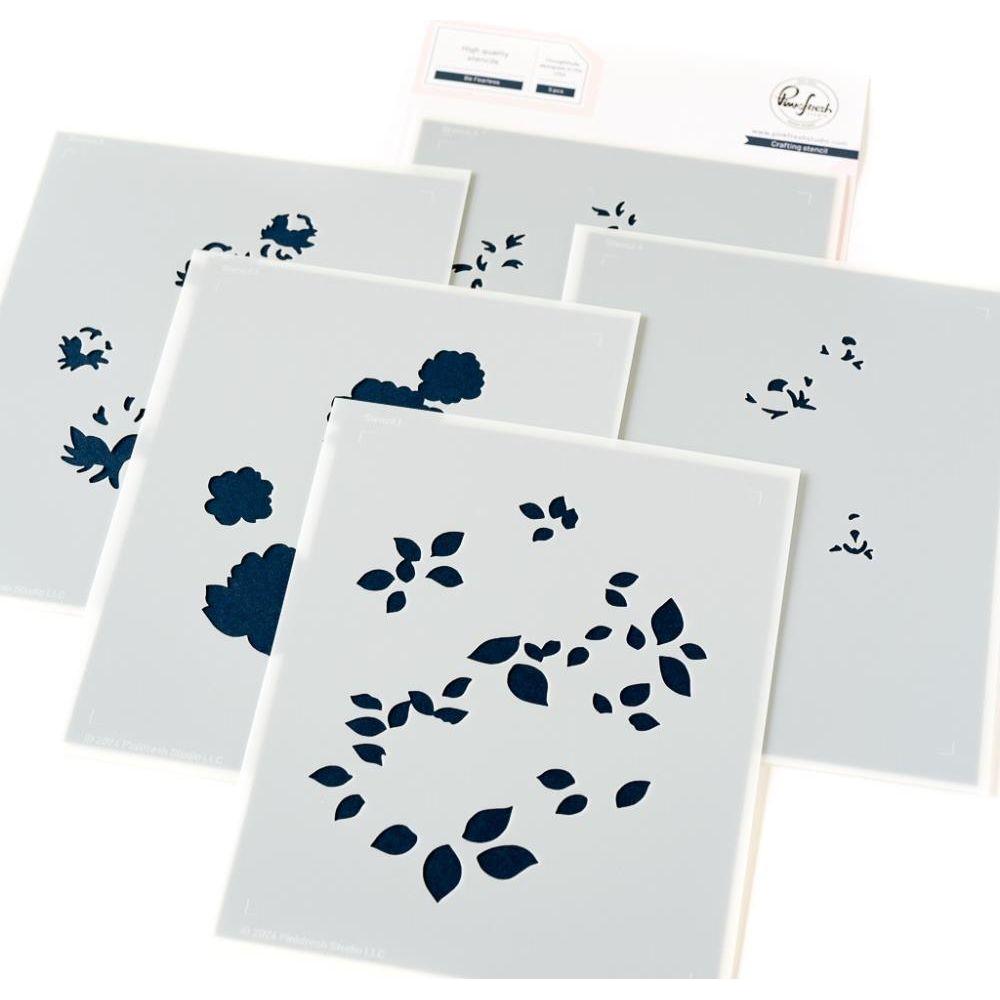 Pinkfresh Studio Be Fearless Stencils 242824