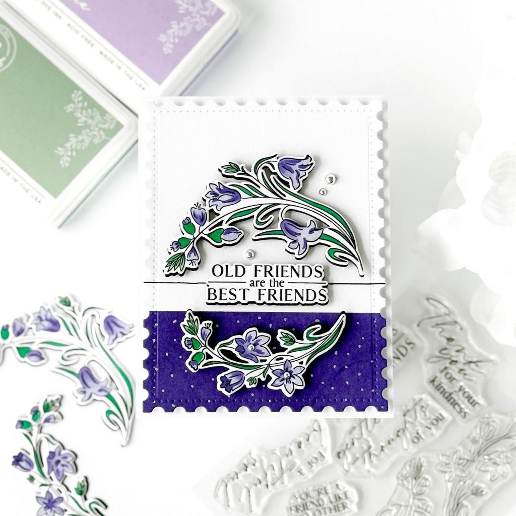Pinkfresh Studio Beautiful Soul Clear Stamps 272225 Old Friends Card