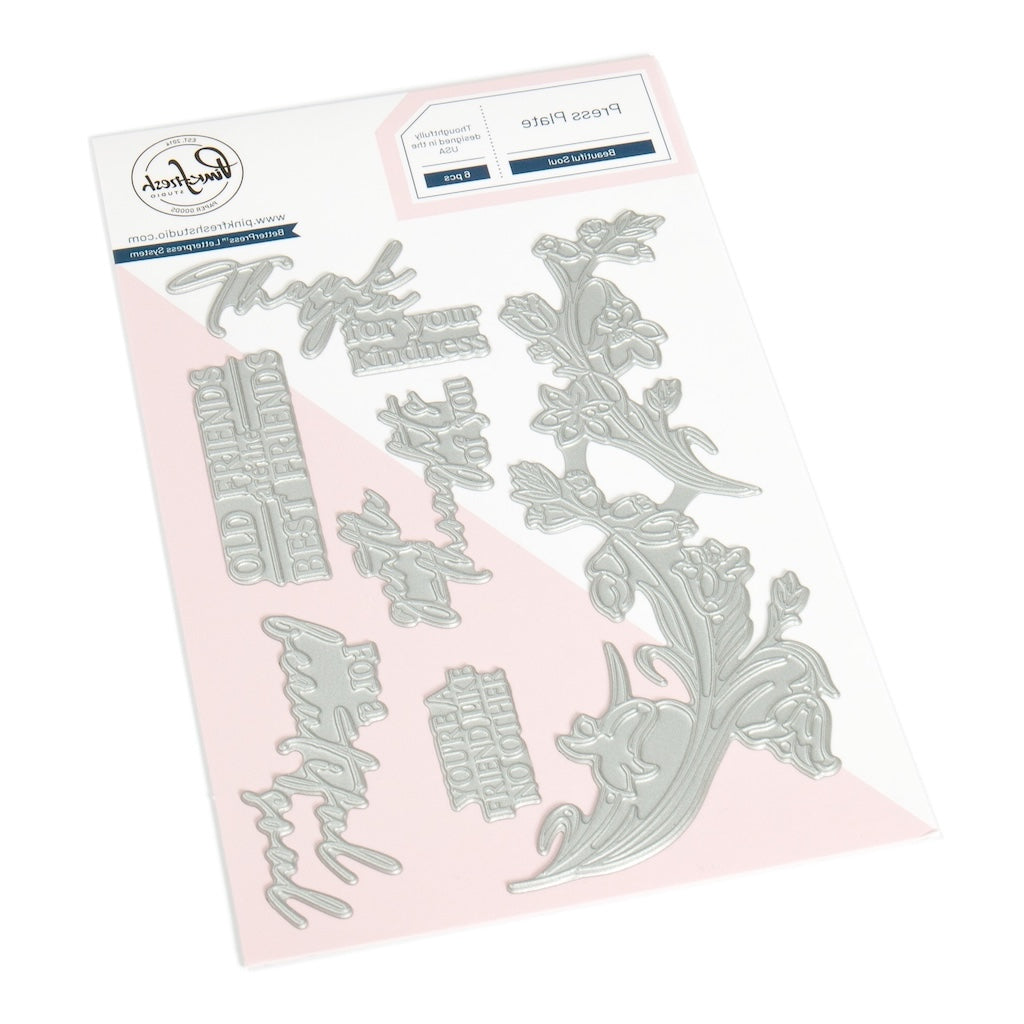 Pinkfresh Studio Beautiful Soul Press Plates 272525 Flipped