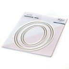 Pinkfresh Studio Blanket Stitched Oval Essentials Die Set pf059es