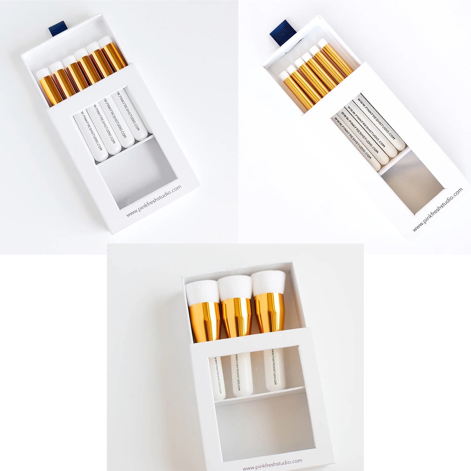 Pinkfresh Studio Blending Brushes Variety Bundle In Boxes
