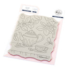 Pinkfresh Studio Bloom And Brew Cling Stamp 306525
