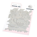 Pinkfresh Studio Bloom And Brew Cling Stamp Stencils and Press Plate Bundle 306725