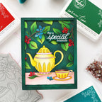 Pinkfresh Studio Bloom And Brew Press Plate 306725 Isha For a special someone