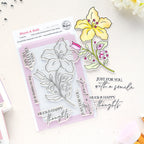 Pinkfresh Studio Bloom And Buds Clear Stamps 325126