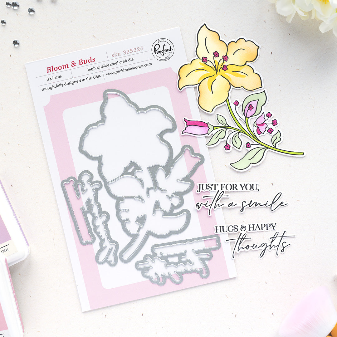 Pinkfresh Studio Bloom And Buds Dies 325226